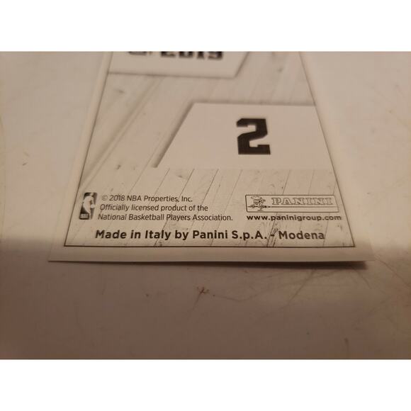 Kobe Bryant 2018-2019 Panini Sticker #2 - Los Angeles Lakers - European Italy - Picture 3 of 3